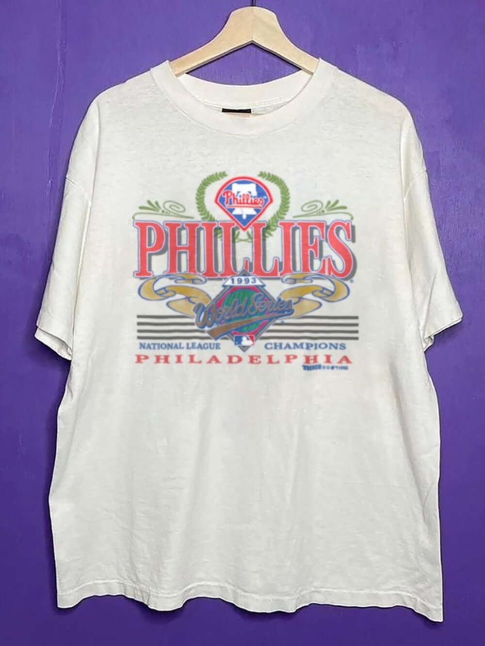 Vintage Philadelphia Phillies 1993 World Series Champions Shirt, Retro MLB Shirt
